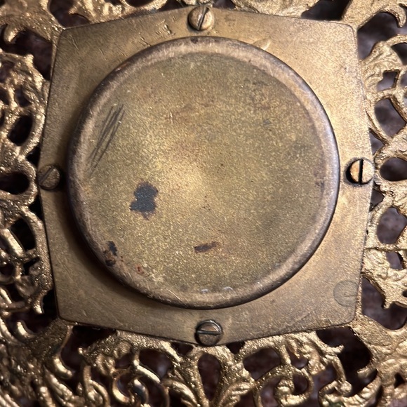 Antique Inkwell with Bronze Base - Picture 4 of 7